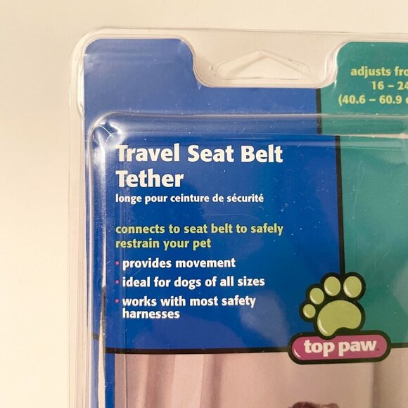 Top Paw Travel Seat Belt Tether for Dog - Picture 2 of 13